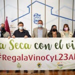 Presentación de la campaña, La Seca con el vino en la Diputación de Valladolid