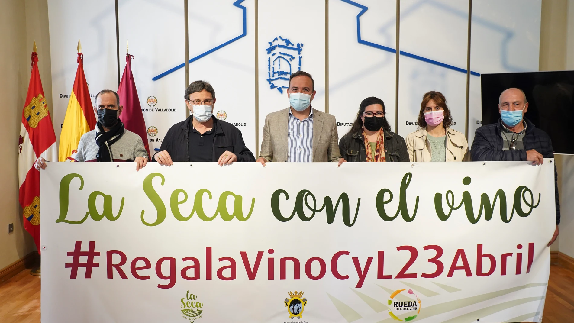 Presentación de la campaña, La Seca con el vino en la Diputación de Valladolid