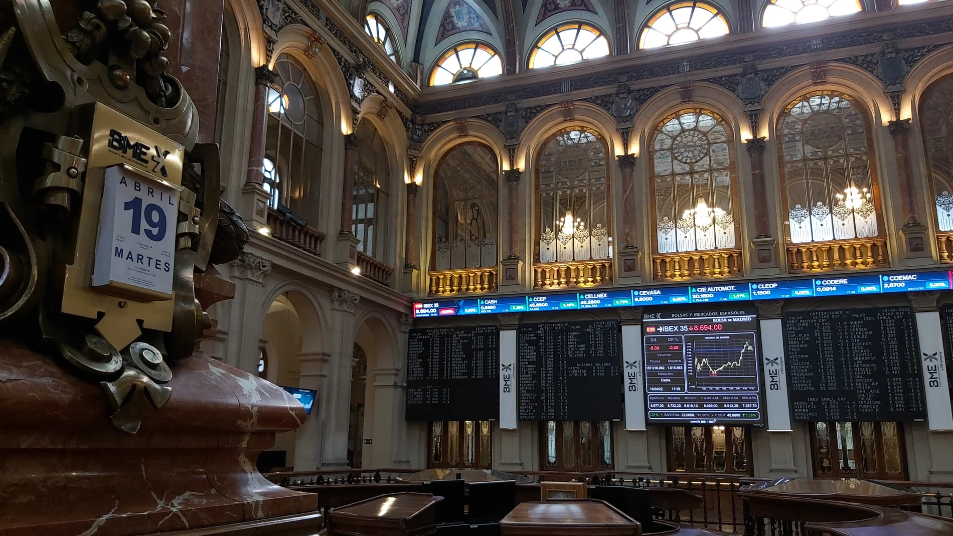 La bolsa española ha bajado este martes el 0,06 %