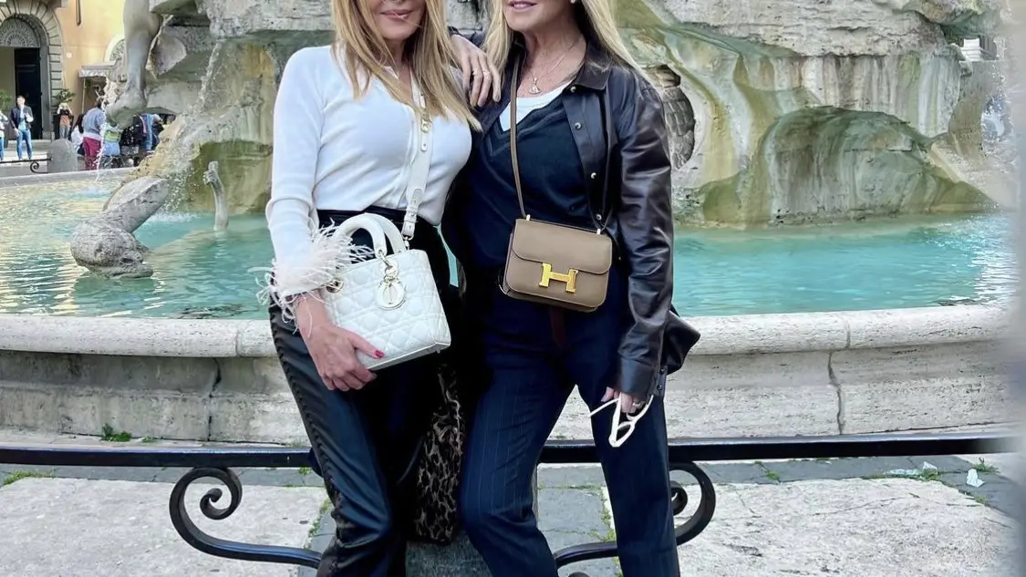 Ana Obregón y Susana Uribarri en Roma