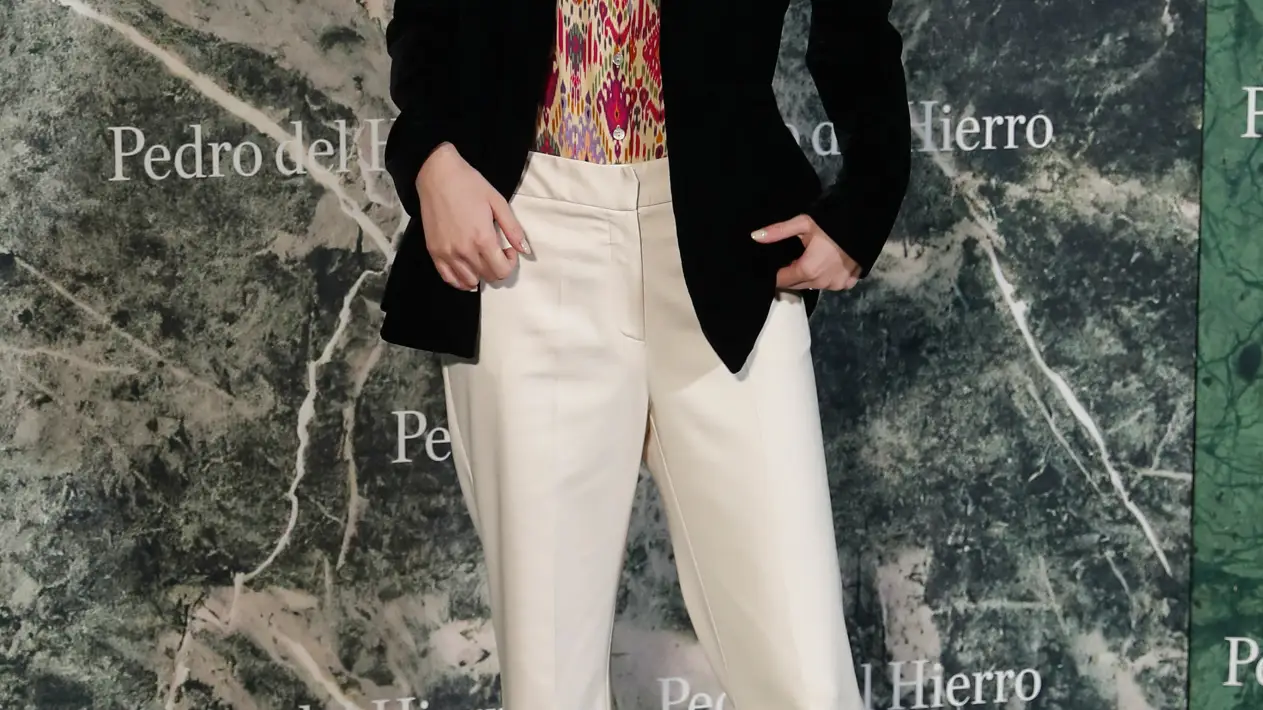 Victoria Federica de Marichalar en la primera fila de la colección &quot;Pedro del Hierro&quot; durante la Pasarela Cibeles Mercedes-Benz Fashion Week Madrid 2022 en Madrid, 10 de marzo de 2022.