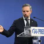 El vicesecretario de Economía del PP, Juan Bravo