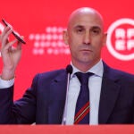Luis Rubiales, presidente de la RFEF, compareció para dar explicaciones por el contrato con Arabia Saudí por la Supercopa