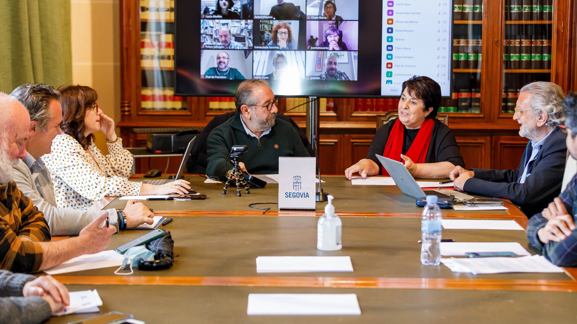 Reunión del jurado de los Premios Cirilo de Periodismo en Segovia