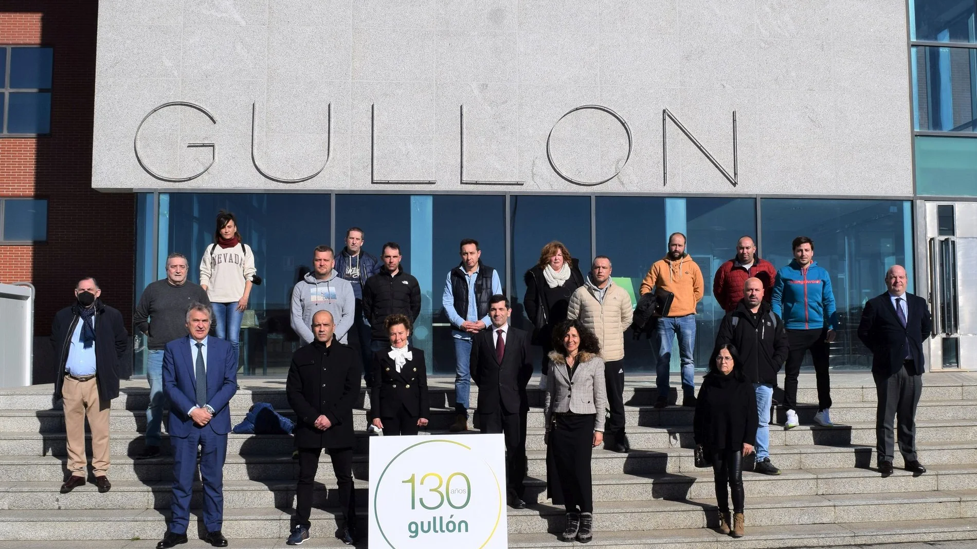 Propietarios, directivos y trabajadores de Galletas Gullón