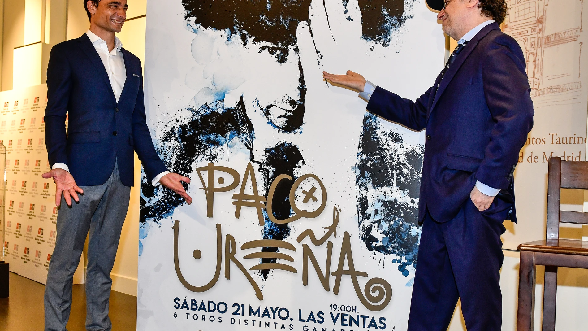 Paco Ureña con Andrés Calamaro en Las Ventas