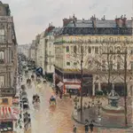 &quot;Rue Saint-Honoré por la tarde. Efecto de lluvia&quot;, de Camille Pisarro, el cuadro que ha generado la controversia