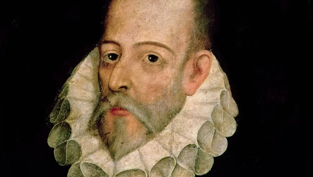 Retrato de Miguel de Cervantes y Saavedra.