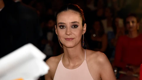 Victoria Federica en el desfile de Pronovias en la Barcelona Bridal Fashion Week.