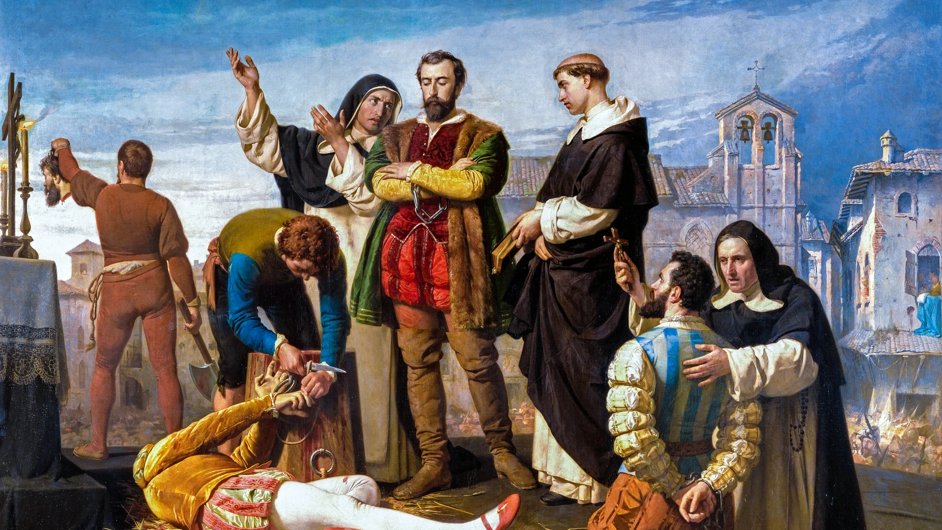"Ejecución de los comuneros de Castilla", del romántico Antonio Gisbert