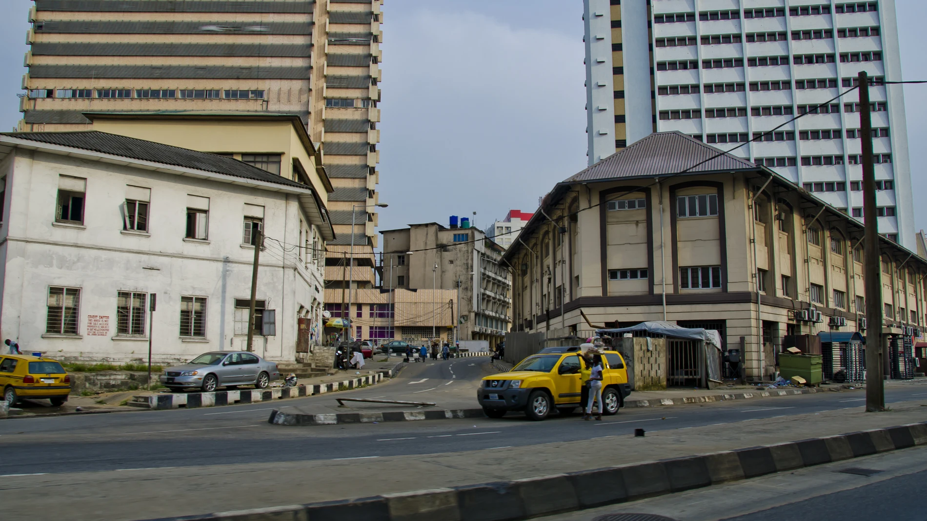Imagen de archivo de una calle en Lagos, Nigeria
