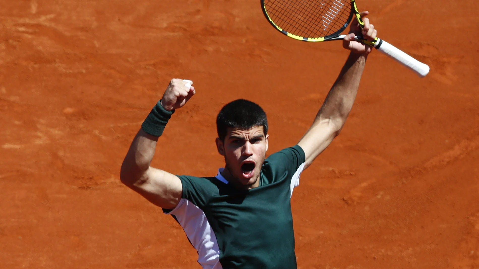 Carlos Alcaraz tras vencer a Alex de Minaur