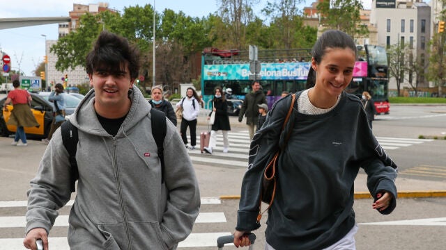 Victoria Federica de vuelta a Madrid.