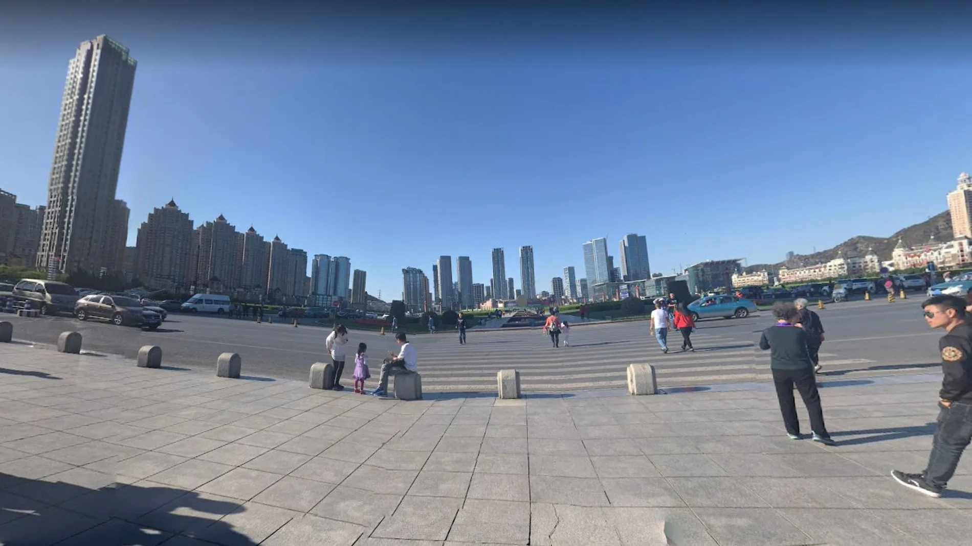 Plaza de Xīnghǎi, en Dalian (China)