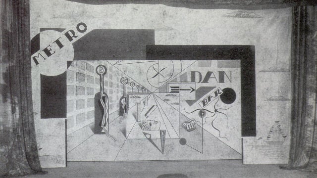 El decorado de Salvador Dalí para "La família d'Arlequí"