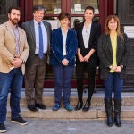 (De izq. a dcha) Miguel Ángel Estévez, Javier Urra, Mercedes Navío, Timanfaya Hernández, y Laura González