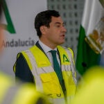 El presidente de la Junta de Andalucía, Juanma Moreno