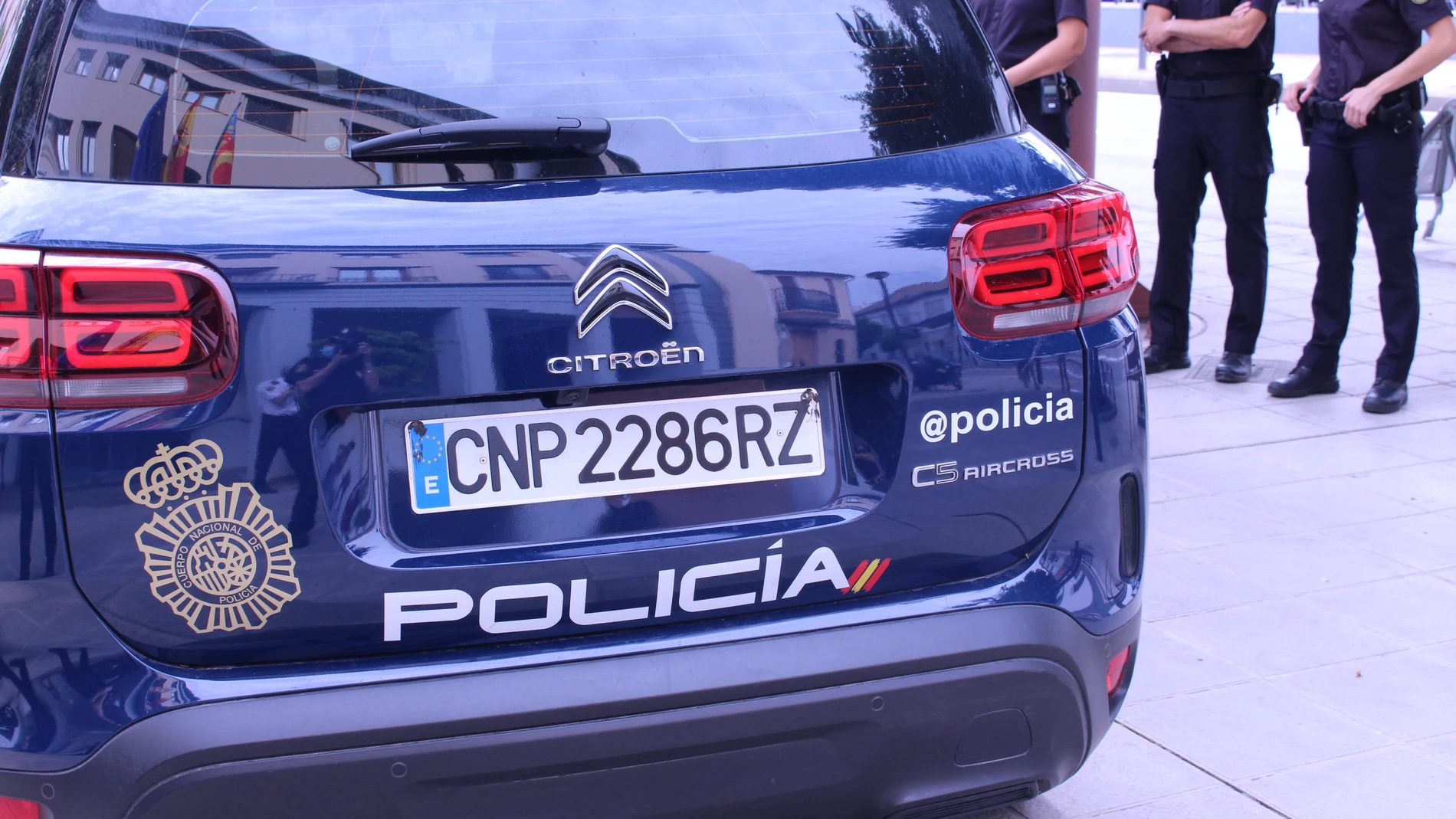 Imagen de coche patrulla de la Policía Nacional