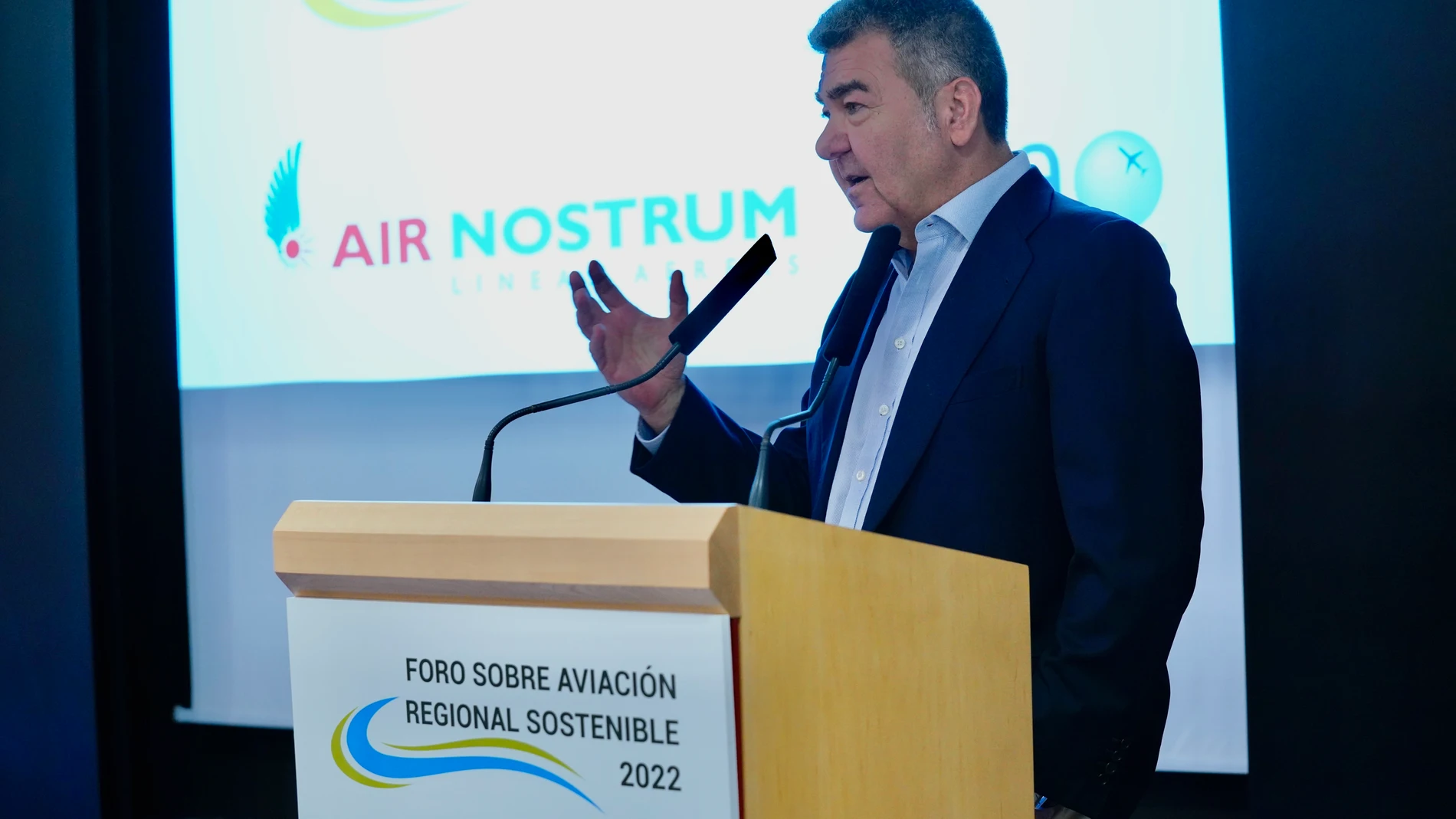 El CEO y presidente de Air Nostrum, Carlos Bertomeu