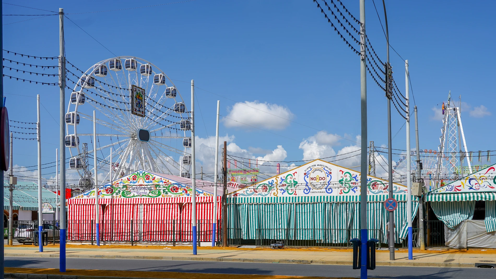 Recinto ferial en una imagen de archivo