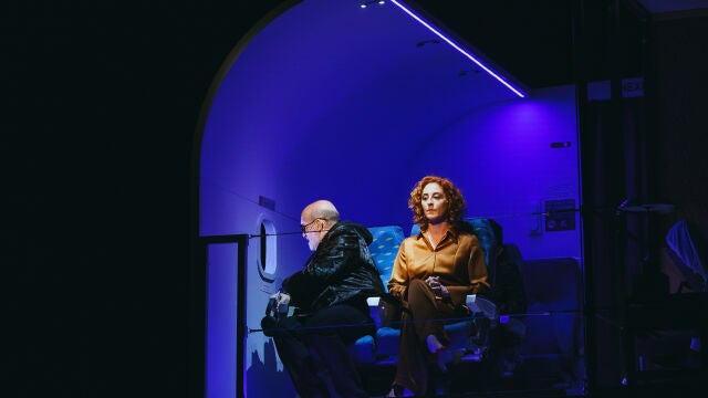 Javier Cámara y Nuria Mencía en "Los farsantes", de Pablo Remón