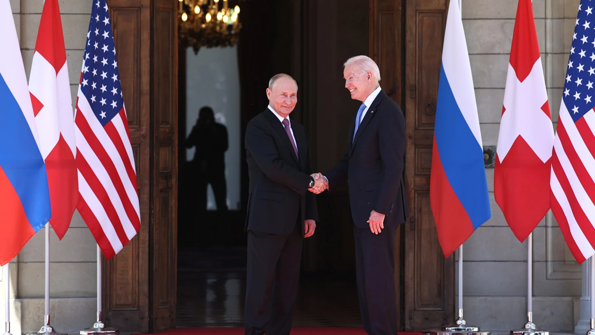 Putin y Biden en su última reunión en Ginebra
