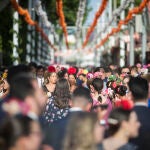 Ambiente en una de las calles de la Feria