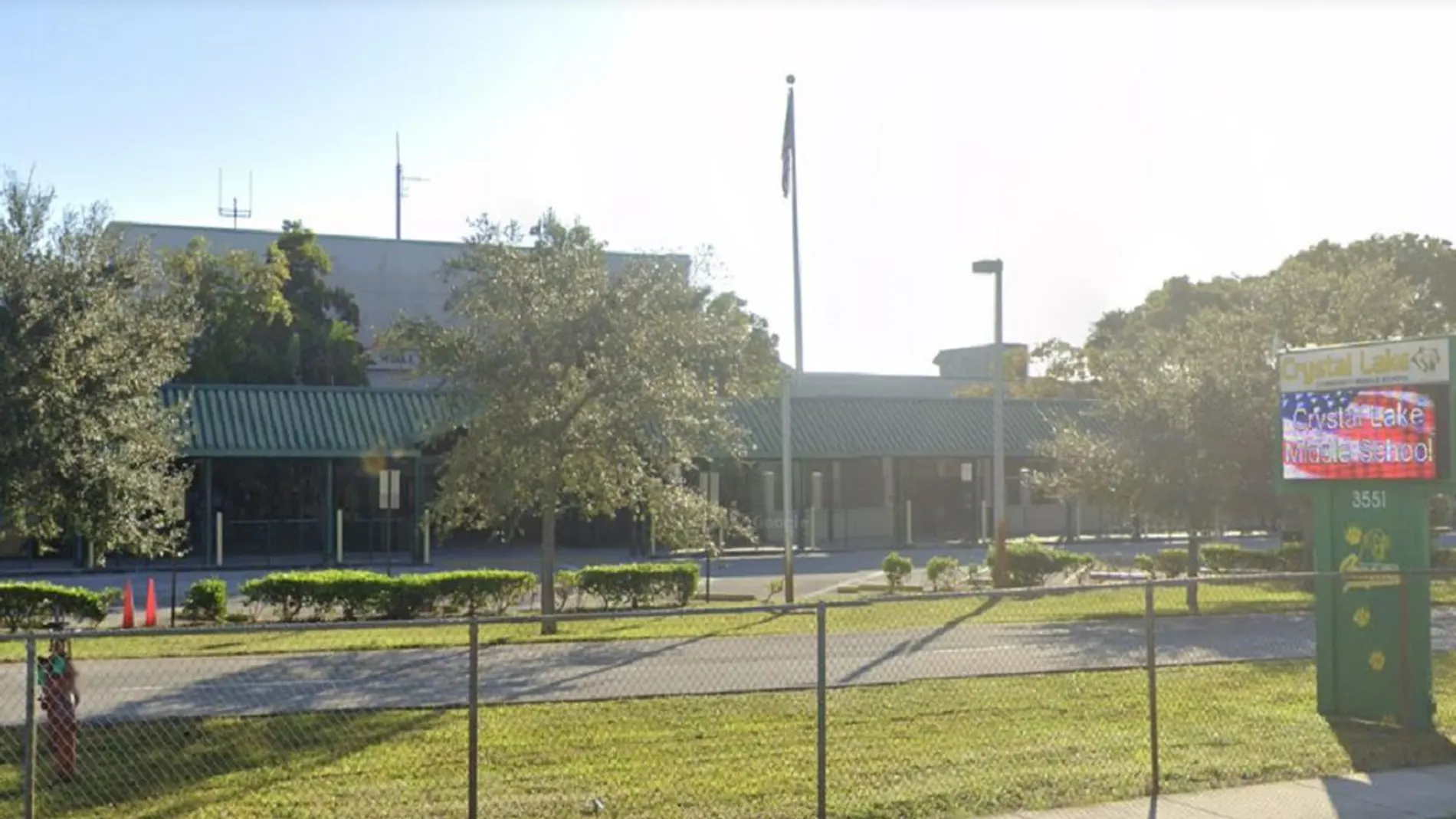 Imagen de archivo de la Escuela Crystal Lake Middle School, en Pompano Beach, Florida