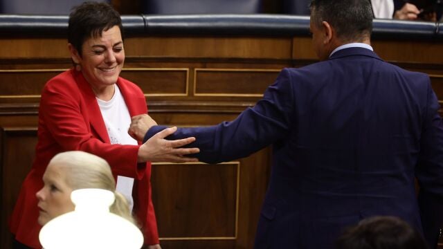 La portavoz de EH Bildu en el Congreso, Mertxe Aizpurua, que formará parte de la Comisión de Secretos Oficiales del Congreso para controlar las actividades del CNI. Eduardo Parra / Europa Press