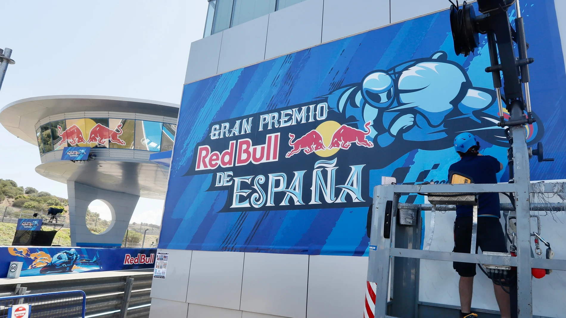 Se ultiman los preparativos para el Gran Premio de España de Motociclismo, que se disputará en el Circuito de Jerez este fin de semana