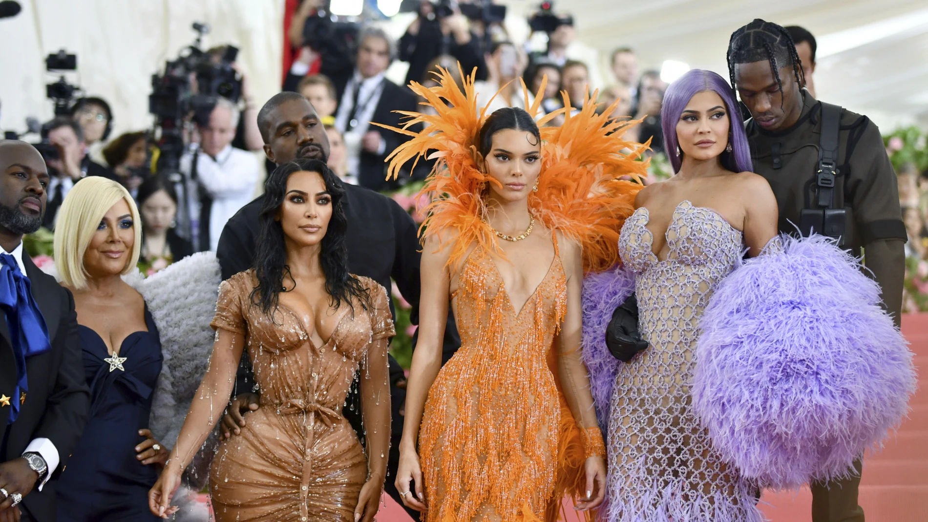 El clan Kardashian al completo en la MET Gala de 2019
