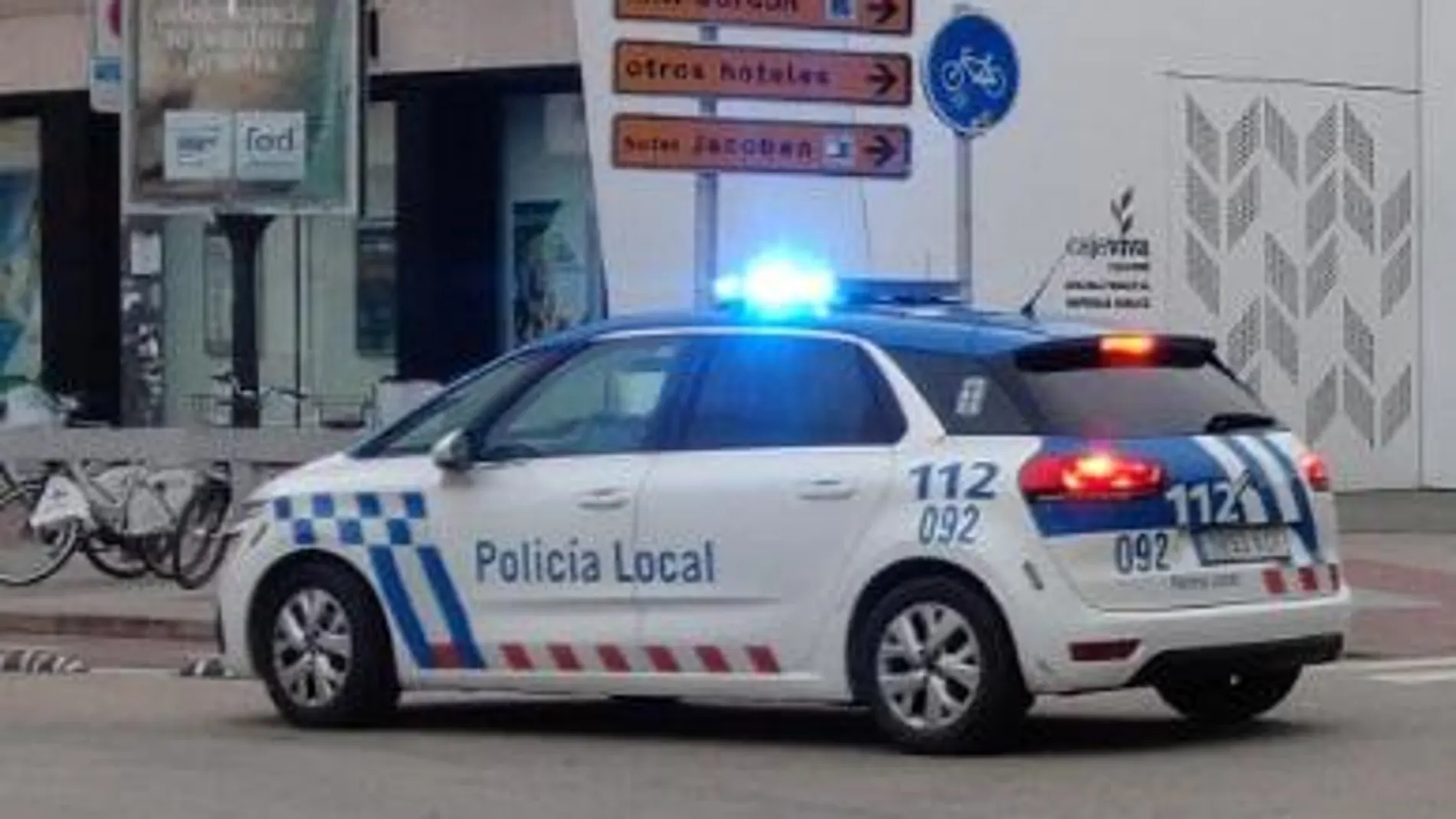 Patrulla de la Policía Local de Burgos