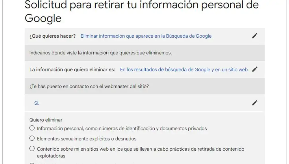 Google ha ampliado los casos en los que puede retirar información personal de los resultados de búsqueda.