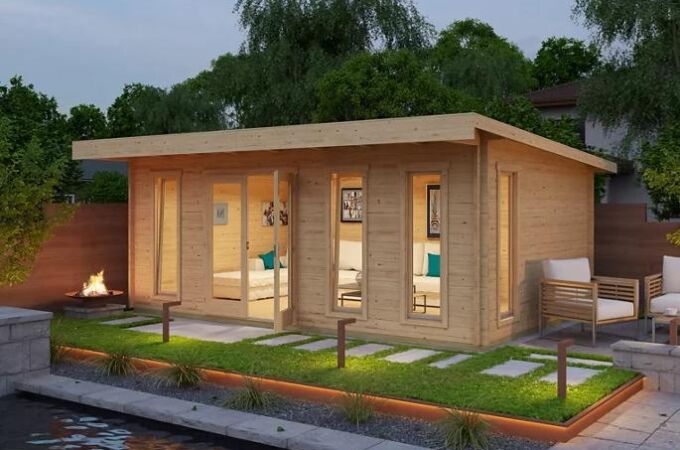 Las casas y casetas de madera son una buena solución para añadir un espacio adicional con múltiples usos