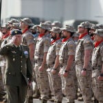 Acto de despedida del Contingente EUTM MALÍ XX en la Base El Empecinado, en Valladolid