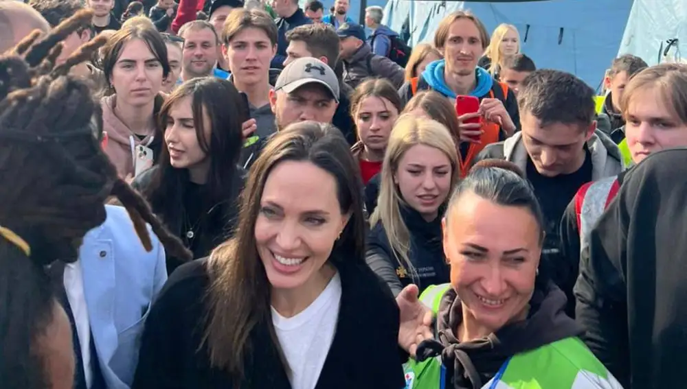 Angelina Jolie en Lviv