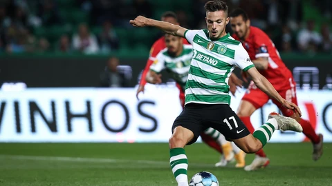 Pablo Sarabia con el Sporting de Portugal. EFE/EPA/RODRIGO ANTUNES
