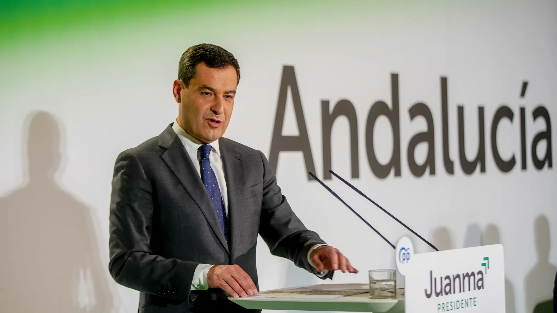 El presidente de la Junta de Andalucía, Juanma Moreno