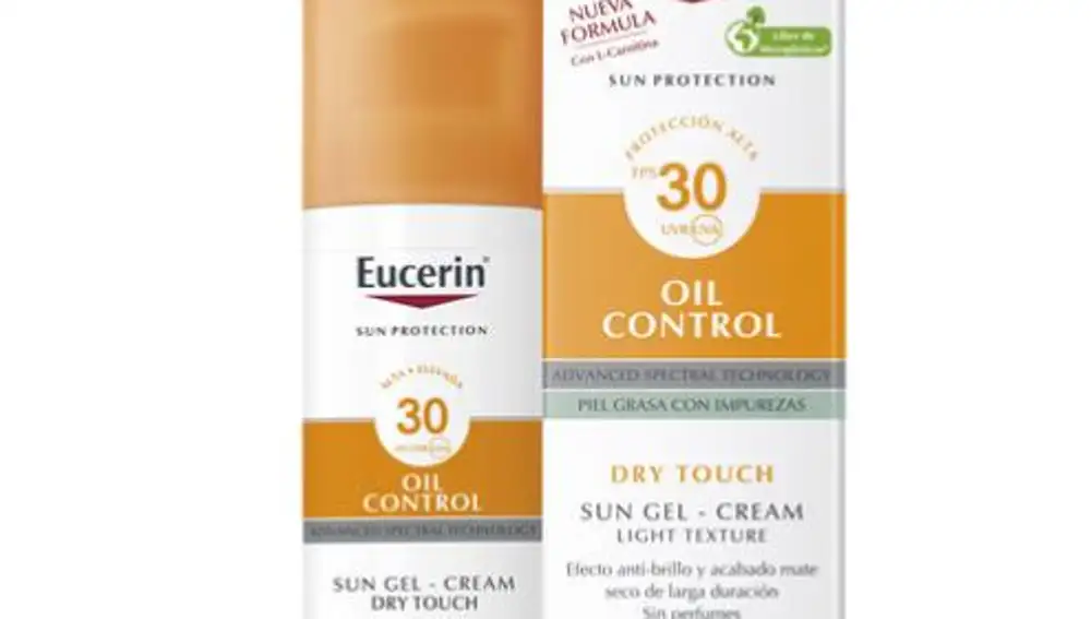 Eucerin Sun Facial Gel - Crema Oil Control Dry Touch SPF30