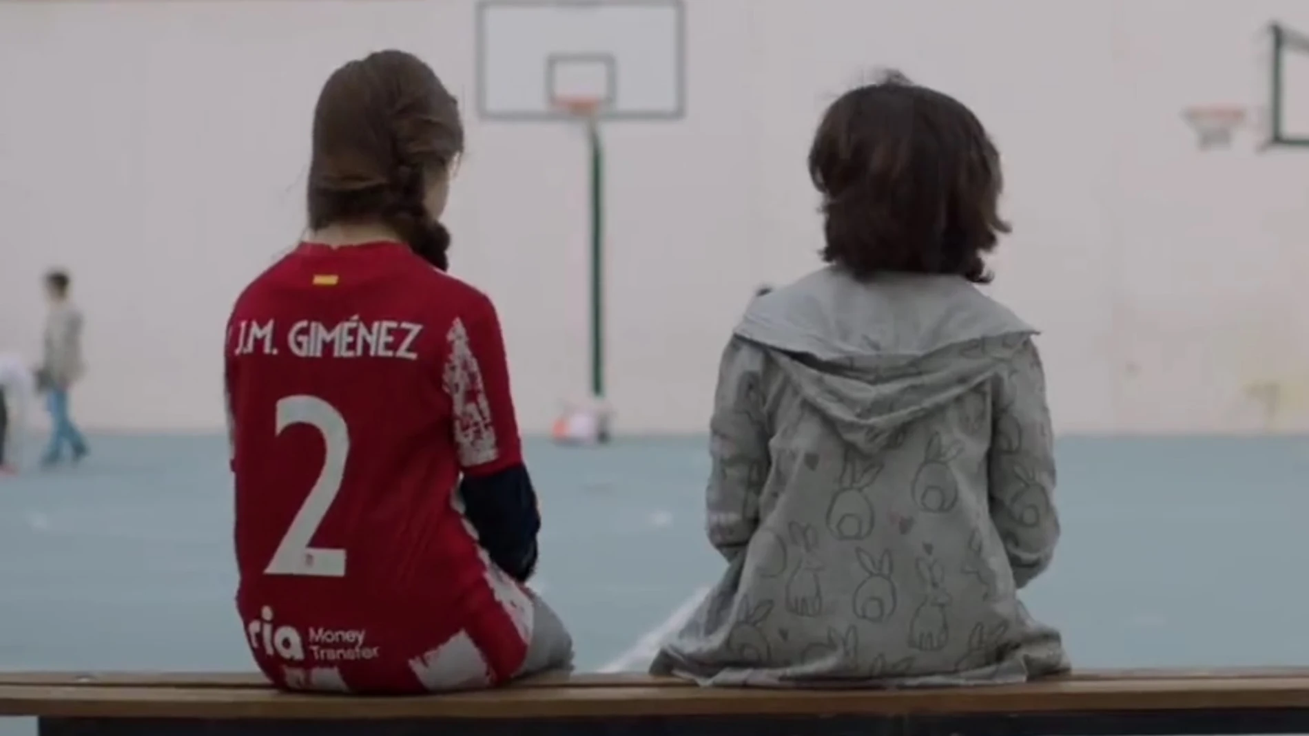 Captura de pantalla de un segundo vídeo con el que el Atlético de Madrid pretende concienciar contra el acoso escolar