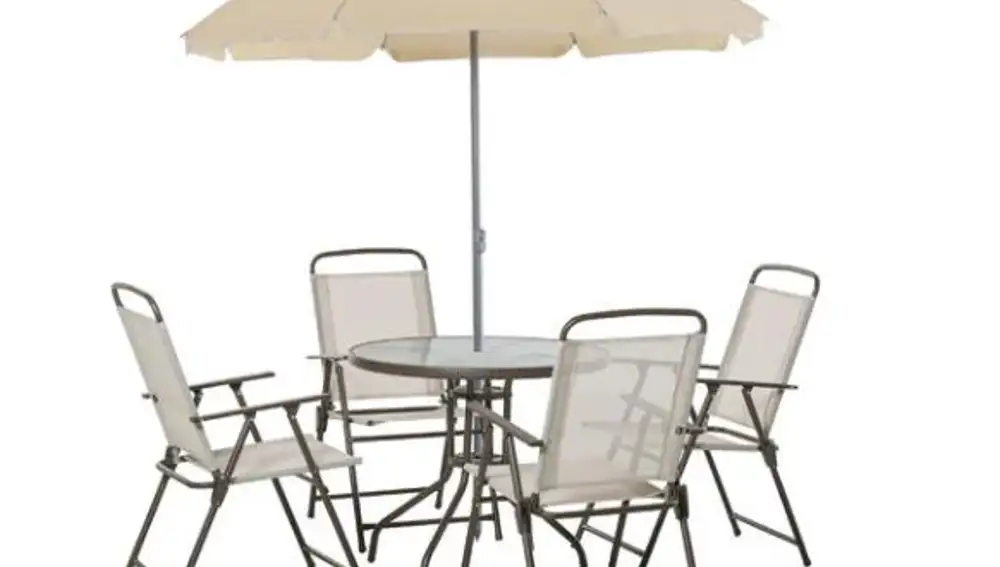 Conjunto de 4 sillas y mesa de comedor