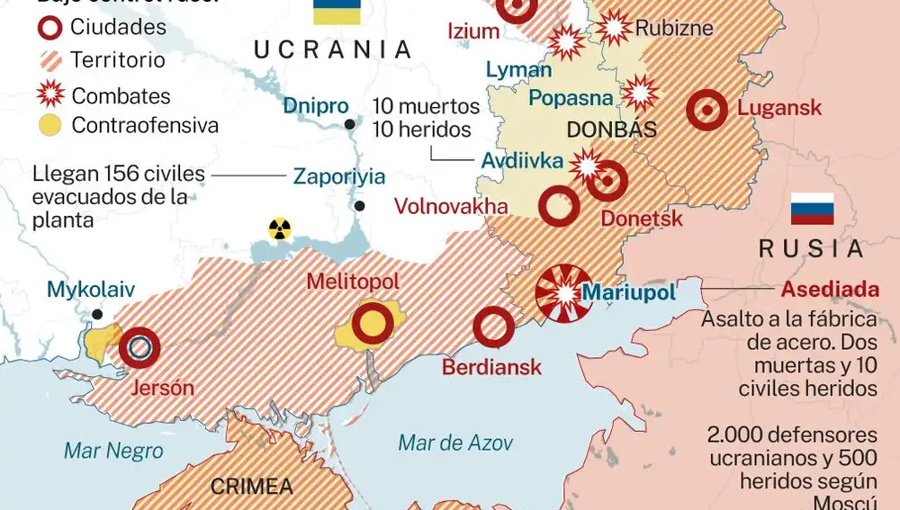 Parte de guerra Ucrania 03 mayo 2022
