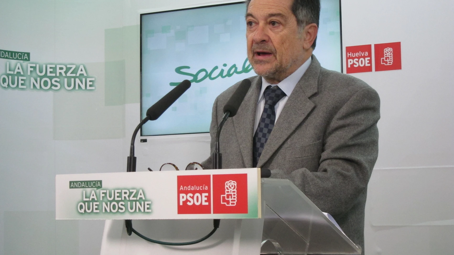 Javier Barrero, ex presidente del PSOE de Huelva. EUROPA PRESS