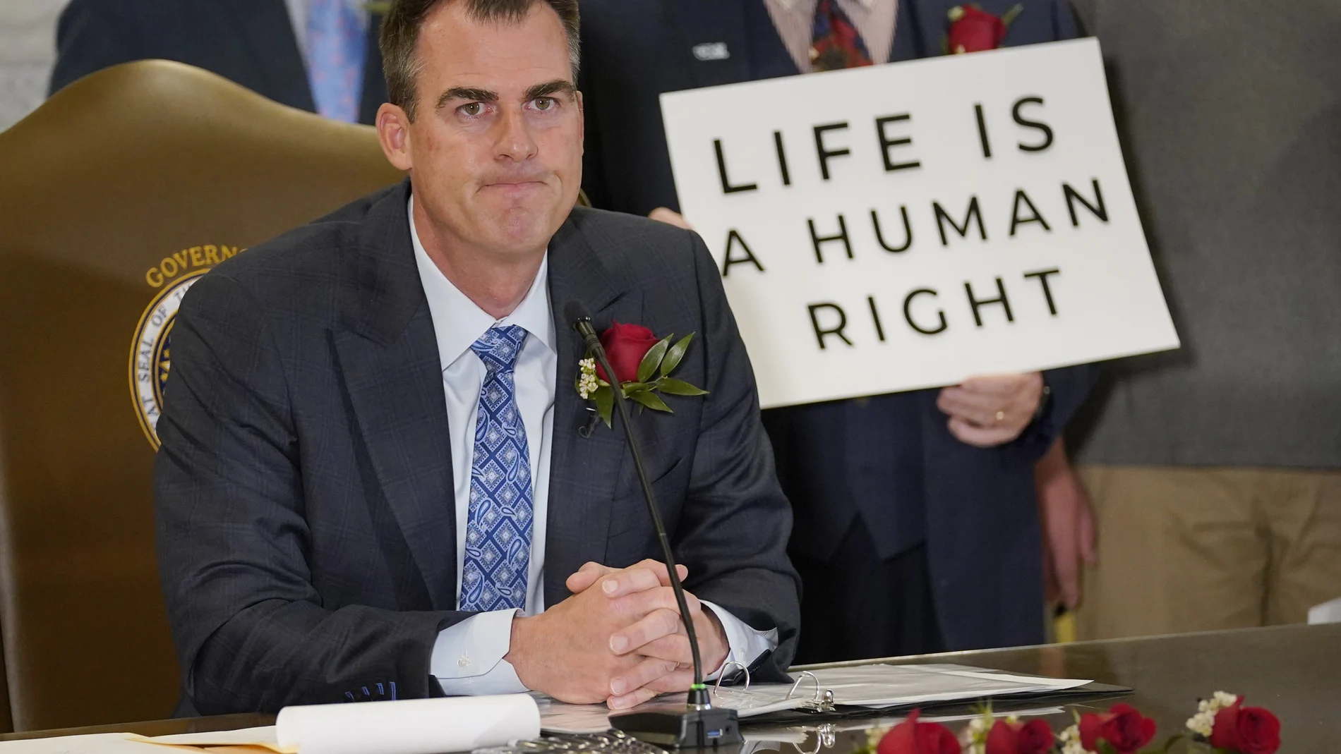 El gobernador de Oklahoma Kevin Stitt