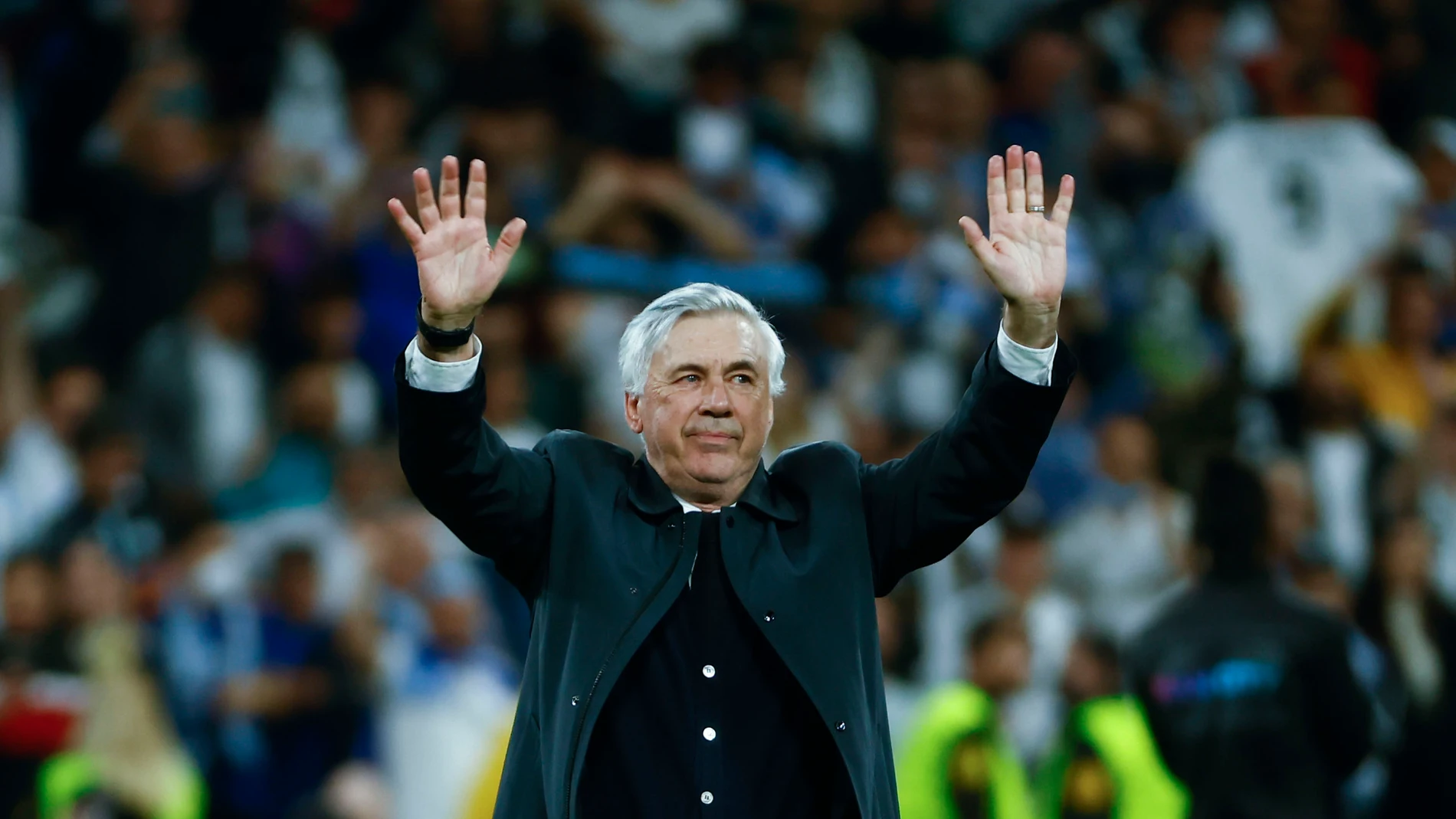Ancelotti celebra la victoria en semifinales ante el City