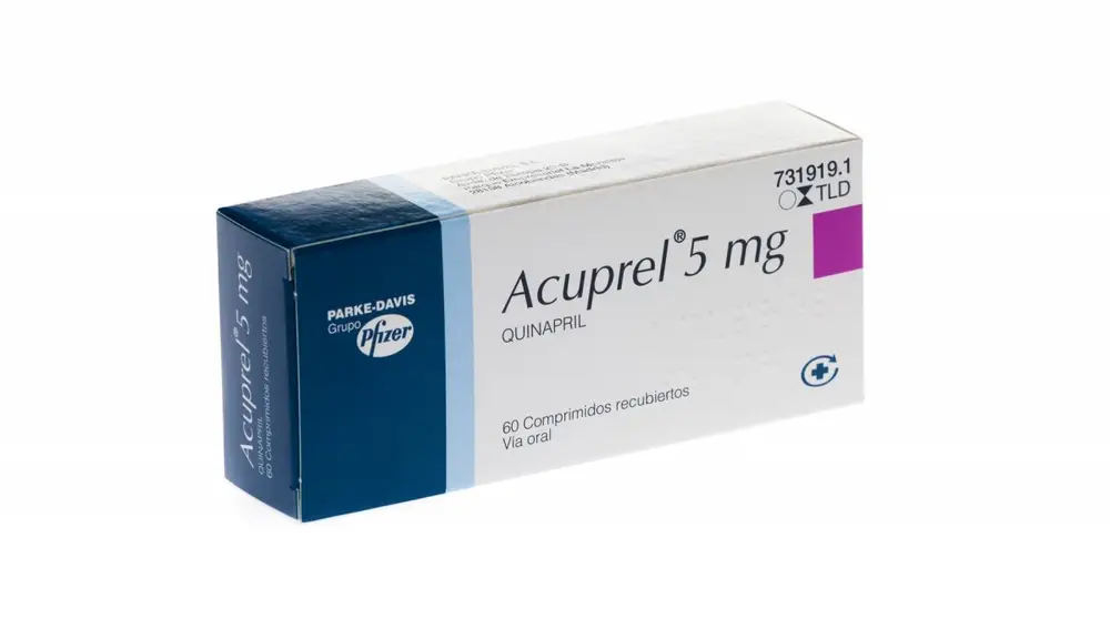 ACUPREL 5 mg COMPRIMIDOS RECUBIERTOS CON PELICULA , 60 comprimidos - https://nomenclator.org/et/acuprel-5-mg-comprimidos-recubiertos/