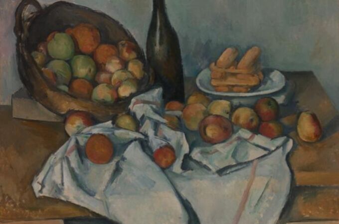 "Bodegón con frutero", de Paul Cézanne
