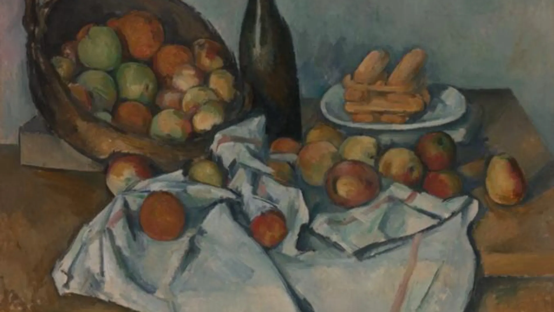 "Bodegón con frutero", de Paul Cézanne
