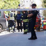 Una fuerte explosión originada en el ático de un edificio de cuatro plantas ubicado en la calle calle General Pardiñas esquina con calle Ayala