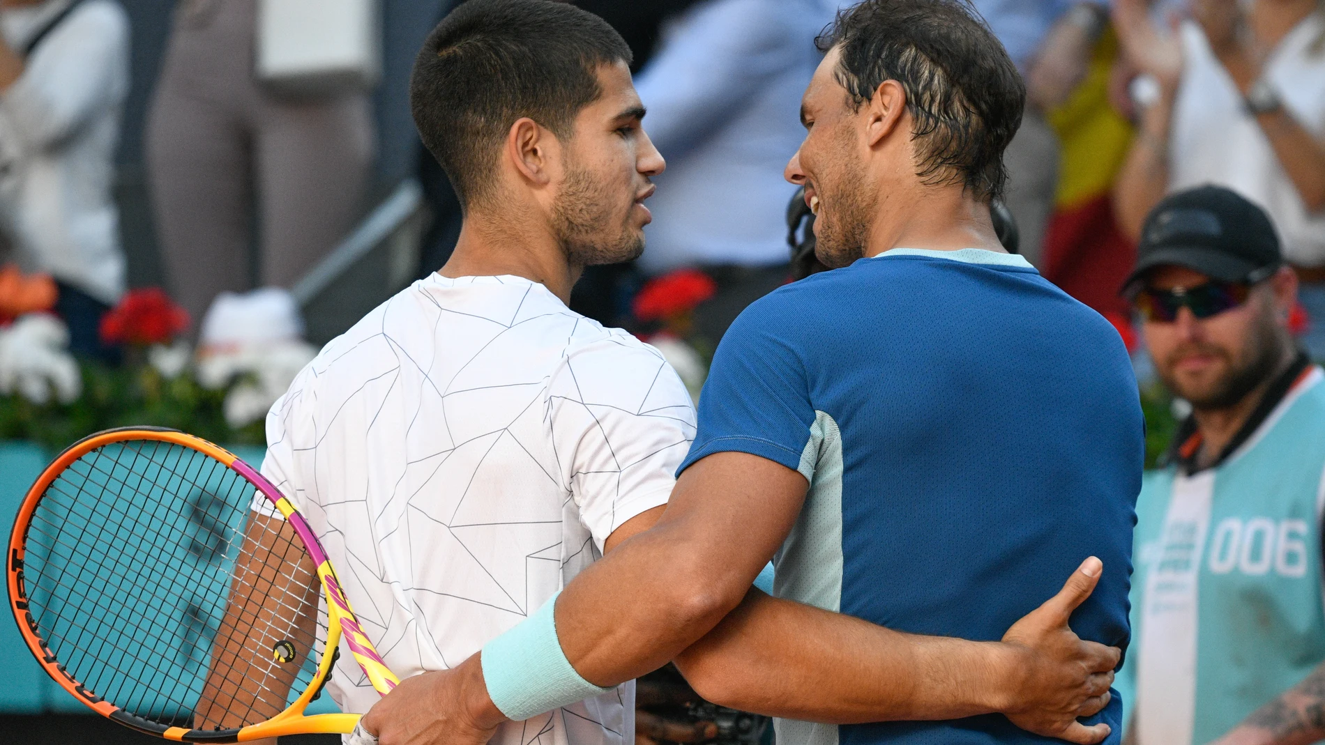 Carlos Alcaraz y Rafa Nadal son rivales, con una relación cordial